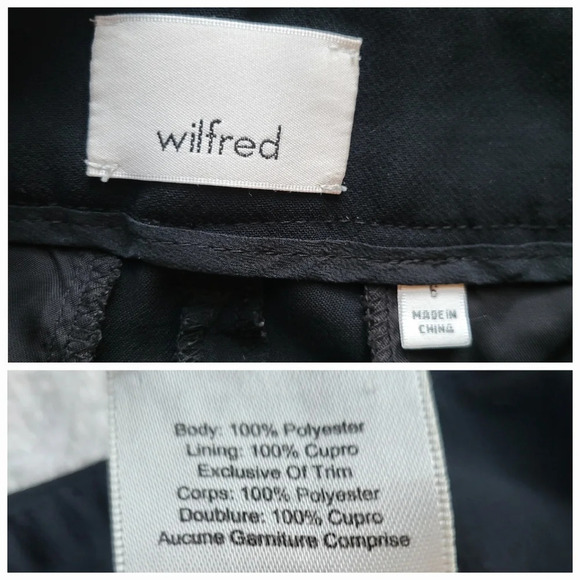 Wilfred tie-front High-waisted Business/Office Removeable Belted Trouser Pant - Picture 6 of 10